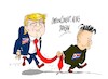 Cartoon: Donald Trump-Kim Jong-un (small) by Dragan tagged donald trump kim jong un eeuu sad korea norte corea del