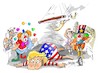 Cartoon: Donald Trump-presidente saliente (small) by Dragan tagged donald,trump