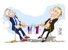 Cartoon: EEUU-RUSIA (small) by Dragan tagged eeuu,rusia