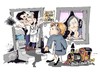 Cartoon: Eliseo (small) by Dragan tagged nicolas,sarkozy,angela,merkel,el,eje,franco,aleman,eliseo,politics,cartoon