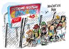 Cartoon: Eurovegas-parados (small) by Dragan tagged sheldon,adelson,eurovegas,casino,madrid,business