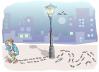 Cartoon: farola (small) by Dragan tagged farola