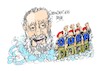 Cartoon: Fidel Castro-Cuba (small) by Dragan tagged fidel,castro,cuba