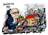 Cartoon: Frank-Walter Steinmeier-Gaza (small) by Dragan tagged frank,walter,steinmeier,gaza,alemania,palestina,politics,cartoon