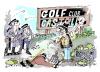 Cartoon: golf (small) by Dragan tagged golf