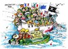 Cartoon: Greenpeace manifiesto-PPC (small) by Dragan tagged greenpeace,manifiesto,ppc,politica,pesquera,comun,union,europe,ue,politics,cartoon