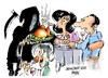 Cartoon: H7N9-gripe aviar (small) by Dragan tagged h7n9,gripe,aviar,china,vietnam,hong,kong,cartoon