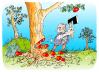 Cartoon: hacha (small) by Dragan tagged hacha