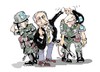 Cartoon: Israel (small) by Dragan tagged israel,gaza,diario,haaretz,informe,goldstone,armas,quimicas,politics,cartoon