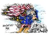 Cartoon: Issac-huracan (small) by Dragan tagged issac,huracan,estados,unidos,nueva,orlenas