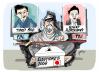 Cartoon: Japon elecciones (small) by Dragan tagged yukio,hatoyama,taro,aso,japon,elrcciones,politics