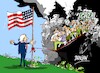 Cartoon: Joe Biden-puerto temporal (small) by Dragan tagged joe,biden,gaza,palestinos