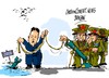 Cartoon: Kim Jong-un-corto alcance (small) by Dragan tagged kim,jong,un,korea,derl,norte,misil,politics,cartoon