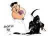 Cartoon: Kim Jong-un-globo (small) by Dragan tagged kim,jong,un,globo,corea,del,norte,onu,pyongyang,estados,unidos,sad,politics,cartoon