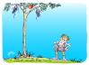 Cartoon: manzana (small) by Dragan tagged manzana