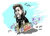 Cartoon: Maria Antonia Munar (small) by Dragan tagged maria,antonia,munar,camara,balear,unio,mallorquina,politics,cartoon