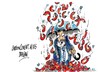 Cartoon: Mariano Rajoy- chorizos (small) by Dragan tagged mariano,rajoy,chorizo,partido,popular,pp,spain,gobierno,corrupcion,politics,cartoon