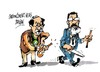 Cartoon: Mariano Rajoy-pensiones (small) by Dragan tagged mariano,rajoy,ipc,pensiones,recorte,crisis,politics,cartoon