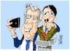 Cartoon: Mario Vargas Llosa-selfie (small) by Dragan tagged mario,vargas,llosa