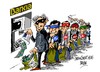 Cartoon: Miguel Blesa-tarjetas VIP (small) by Dragan tagged miguel,blesa,bankia,casja,madrid,tarjetas,vip,corrupcion,politics,cartoon