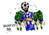 Cartoon: Nicolas Anelka-el gesto (small) by Dragan tagged nicolas,anelka,francia,rasista,antisemita,cartoon