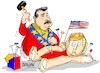 Cartoon: Nicolas Maduro-vudu (small) by Dragan tagged nicolas,maduro,vudu,eeuu,donal,trumph,venecuela