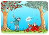 Cartoon: Nooo!!! (small) by Dragan tagged obstgarten