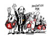 Cartoon: Rubalcaba-medalla de honor (small) by Dragan tagged alfredo,perez,rubalcaba,psoe,pp,medalla,de,honor,politics,cartoon