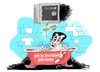 Cartoon: Sarkozy (small) by Dragan tagged gran,palais,rene,dosiere,union,europeanicolas,sarkozy,politics