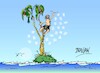 Cartoon: Selkirk-Robinson Crusoe (small) by Dragan tagged alexander,selkirk,robinson,crusoe
