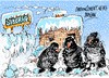 Cartoon: Siberia-pingüinos (small) by Dragan tagged siberia,pingüinos,bajo,cero,antartida,cartoon