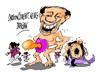 Cartoon: Silvio Berlusconi- menores (small) by Dragan tagged silvio,berlusconi,italia,milano,prostitucion,abuso,menores,justicia,politics,cartoon