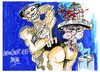 Cartoon: Silvio Berlusconi-fellatio (small) by Dragan tagged silvio,berlusconi,espoleto,acto,divino,mijail,dolgopolov,arte,cartoon