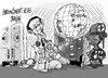 Cartoon: The Great Dictator (small) by Dragan tagged the,great,dictator,barack,obama,jens,stoltenberg,otan,eeuu,rusdia,ukrania,politics,cartoon