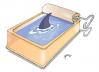 Cartoon: tiburon (small) by Dragan tagged tiburon