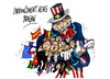 Cartoon: Tio Sam-coalicion (small) by Dragan tagged tio,sam,estados,unidos,eeuu,coalicion,yihad,politics,cartoon