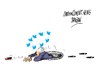 Cartoon: Twitter cumple 10 anos (small) by Dragan tagged twitter,cumple,10,anos