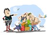 Cartoon: Ucrania-presion (small) by Dragan tagged ucrania,ukraina,polonia