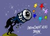 Cartoon: Union Europea-Gaia (small) by Dragan tagged union,europea,ue,gaia,telescopio,espacio,soyuz,cohete,cartoon