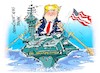 Cartoon: USS Abraham Lincoln (small) by Dragan tagged uss,abraham,lincoln,eeuu,iran