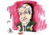 Cartoon: Vladimir Litvin (small) by Dragan tagged vladimir,litvin,ucrania,rada,suprema,rusia