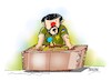 Cartoon: VladImir Zelenski-decoracion (small) by Dragan tagged vladimir,zelenski,alexander,dubinski,papa,frnciscoi