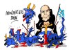 Cartoon: Yanis Varufakis-Eurogrupo-3 (small) by Dragan tagged yanis,varufakis,eurogrupo,banco,central,europeo,bce,fondo,monitario,internacional,fmi,europa,politics,cartoon