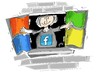 Cartoon: zuckerbook (small) by Dragan tagged zuckerbook