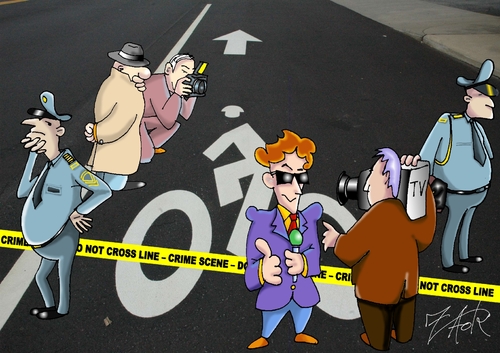crime scene By johnxag | Sports Cartoon | TOONPOOL