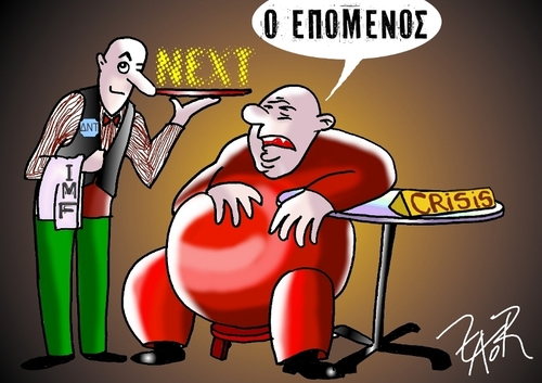 Cartoon: Crisis (medium) by johnxag tagged johnxag,crisis