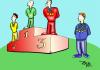 Cartoon: award ceremony (small) by johnxag tagged medals,athletic,nomination,award,ceremony