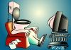 Cartoon: culture and television2 (small) by johnxag tagged trash,tv,culture,rubbish,garbage