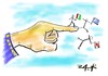 Cartoon: eurocrisis (small) by johnxag tagged euro,crisis,south,cyprus,greece,johnxag