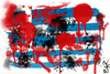 Cartoon: greece flag (small) by johnxag tagged greek,greece,flag,blood,johnxag